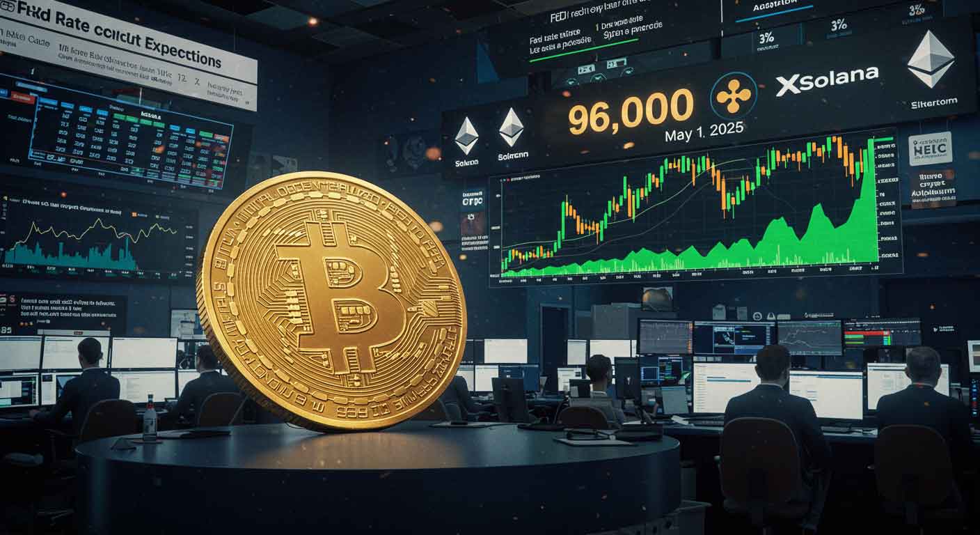 روند صعودی بیت‌کوین در 1 مه 2025؛ جلب نظر نهادها در آستانه کاهش نرخ بهره