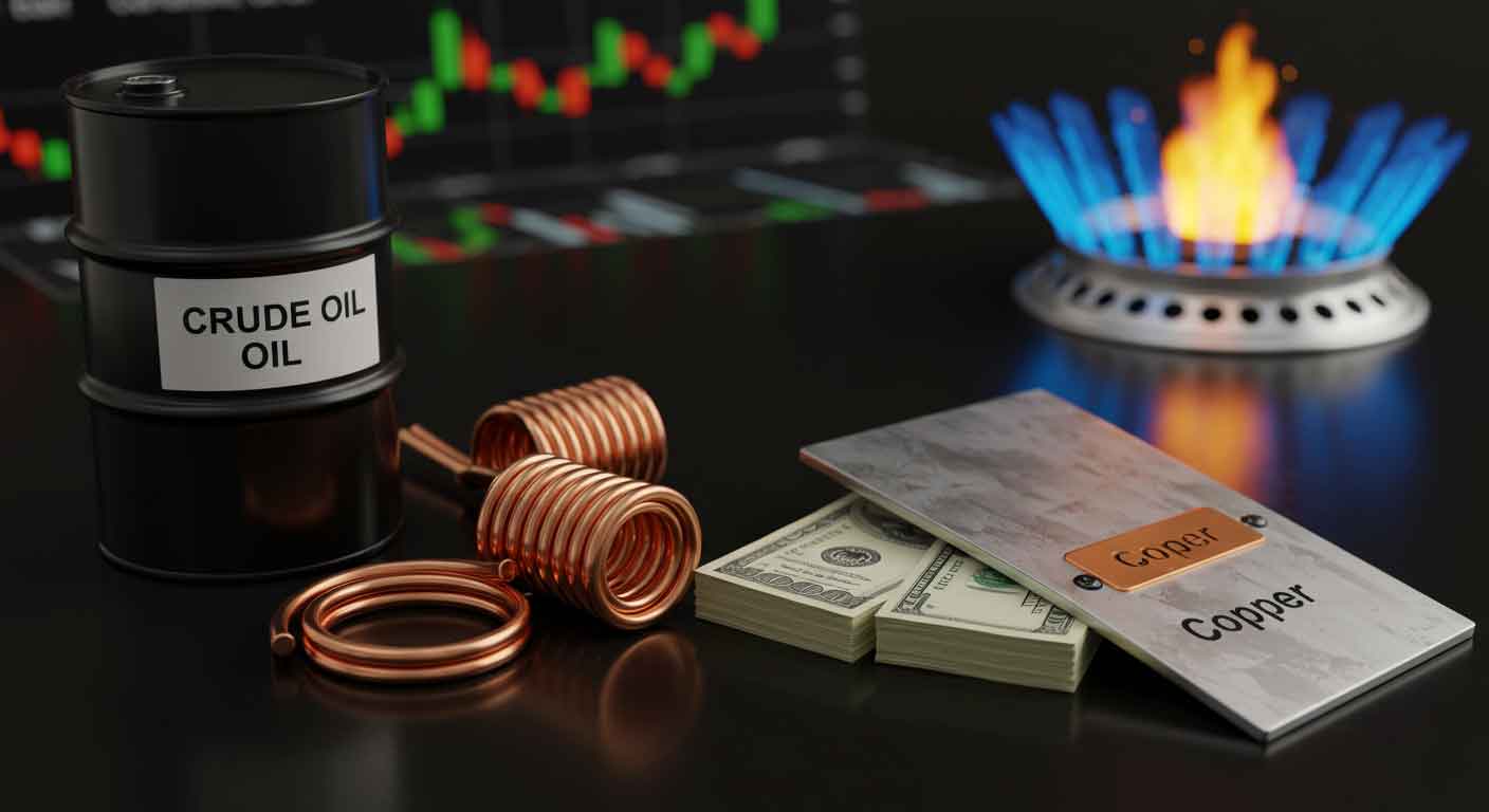 بررسی روند بازار از نفت خام تا فلزات صنعتی