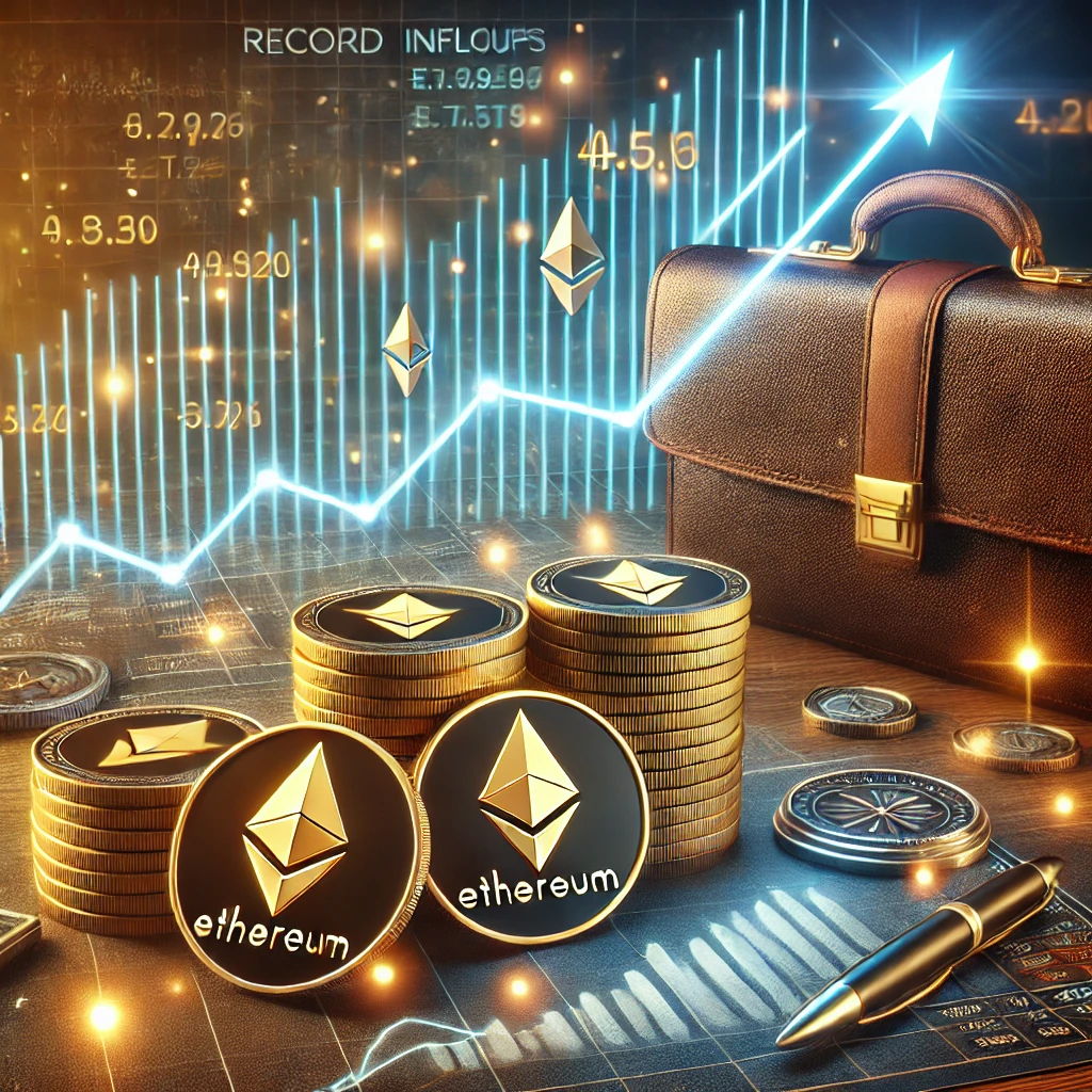 رشد تاریخی ورودی سرمایه در ETF های اتریوم